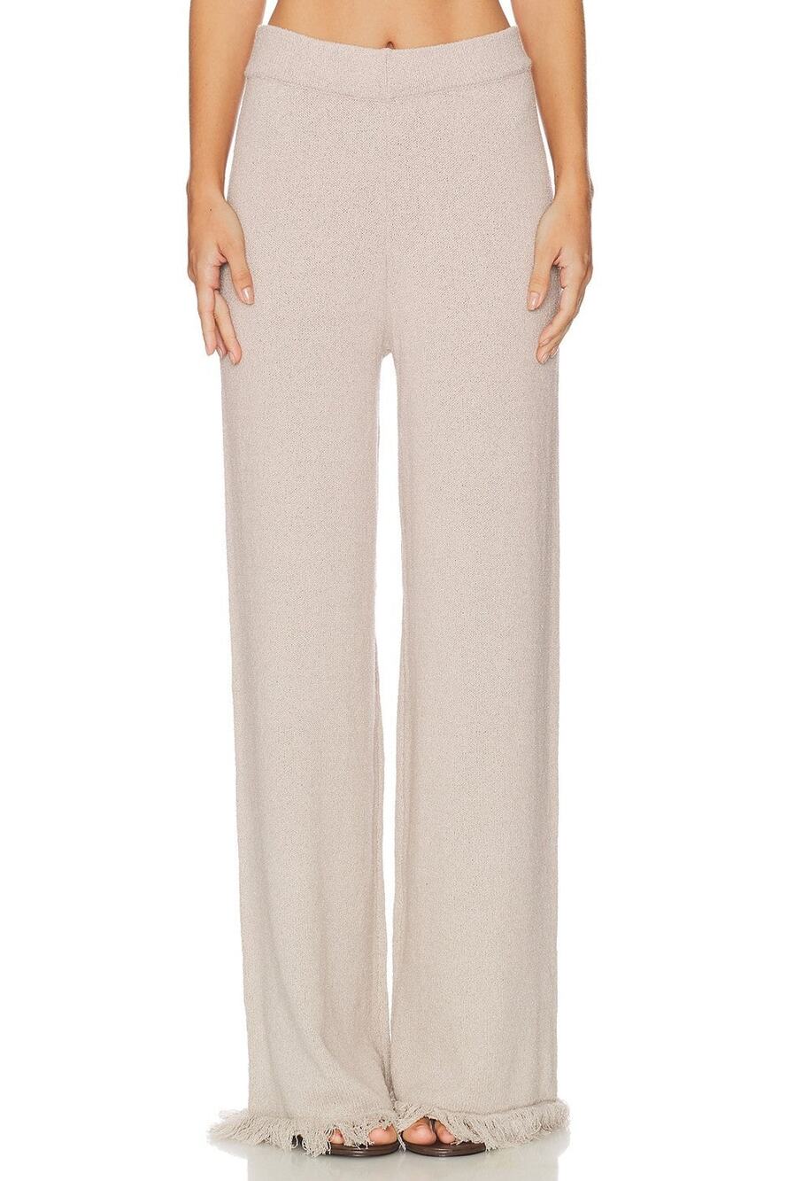SNDYS Skyler Knit Wide Leg Pant - XXS
